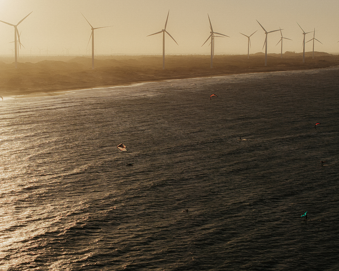 Vista da praia de Icaraizinho, cenário do Aqua de Mar